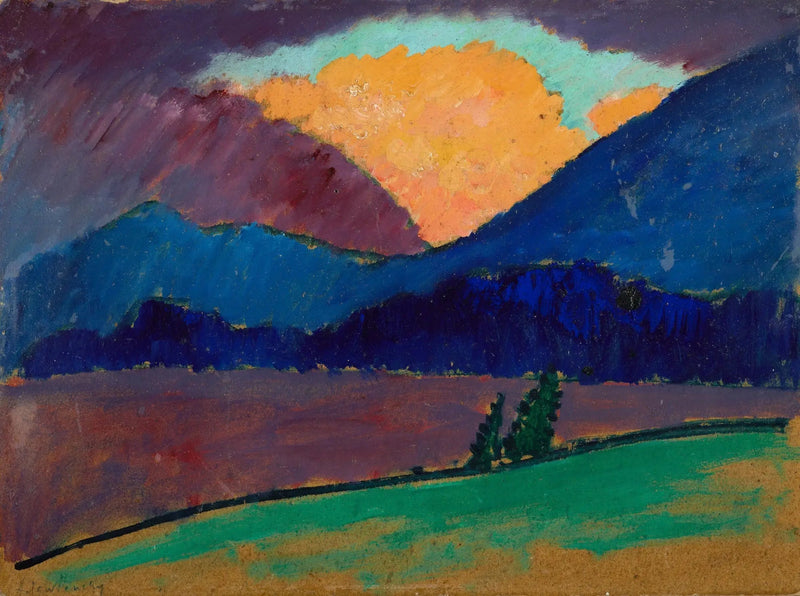 Sommerkveld i Murnau - Alexej von Jawlensky

Source:
Soirée d'été à Murnau - Alexej von Jawlensky