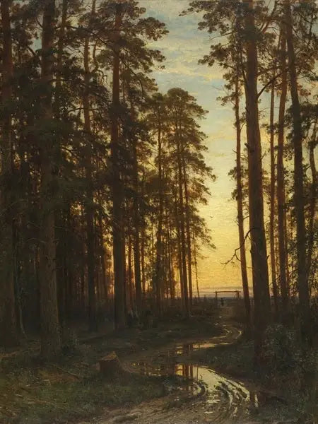 Kveld i en furuskog - Ivan Chichkine

Source:
Soirée dans une forêt de pins - Ivan Chichkine