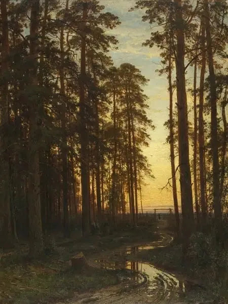 Kveld i en furuskog - Ivan Chichkine

Source:
Soirée dans une forêt de pins - Ivan Chichkine