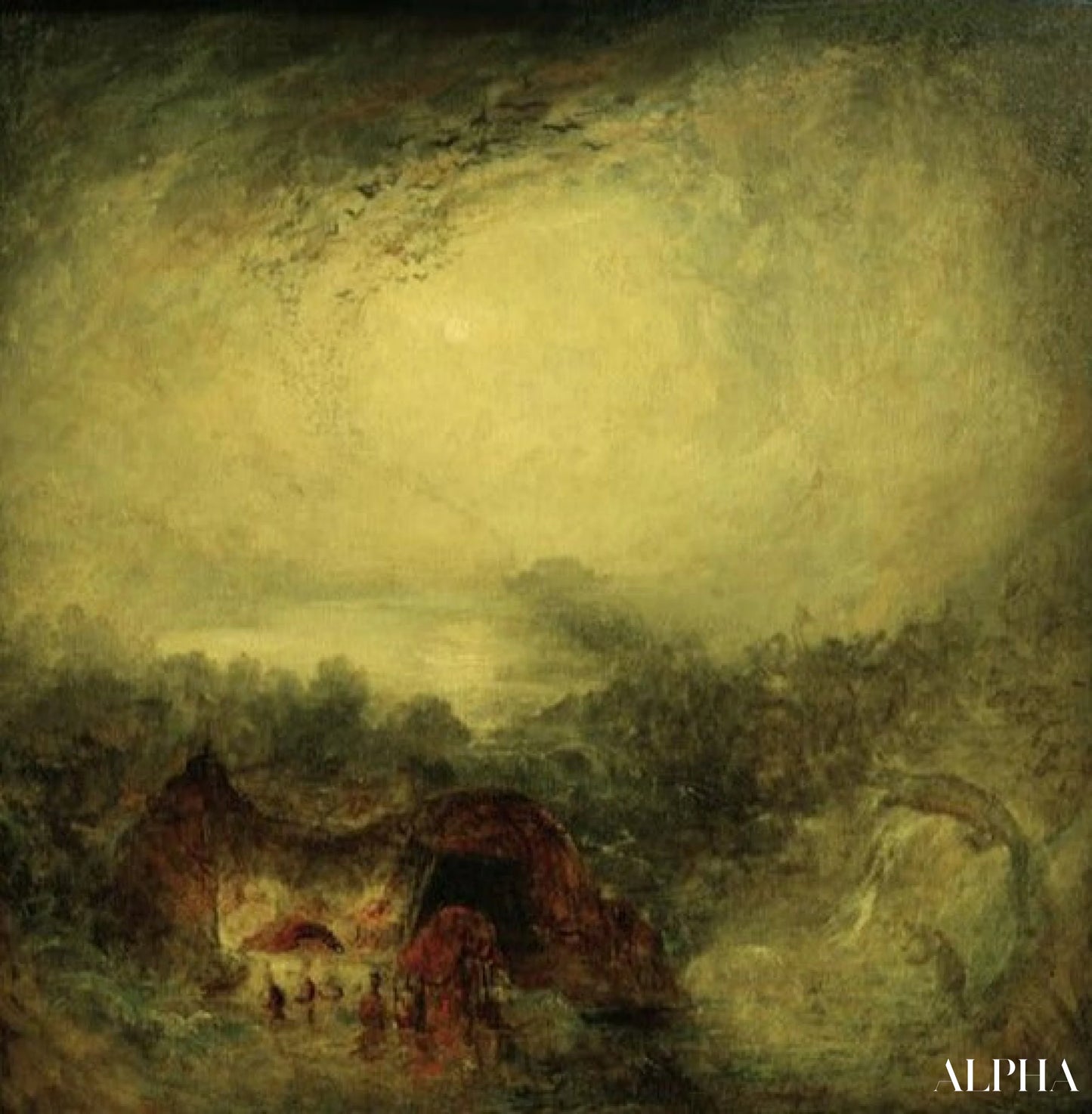 Flomkveld - William Turner - Høykvalitets reproduksjoner av malerier og bilder