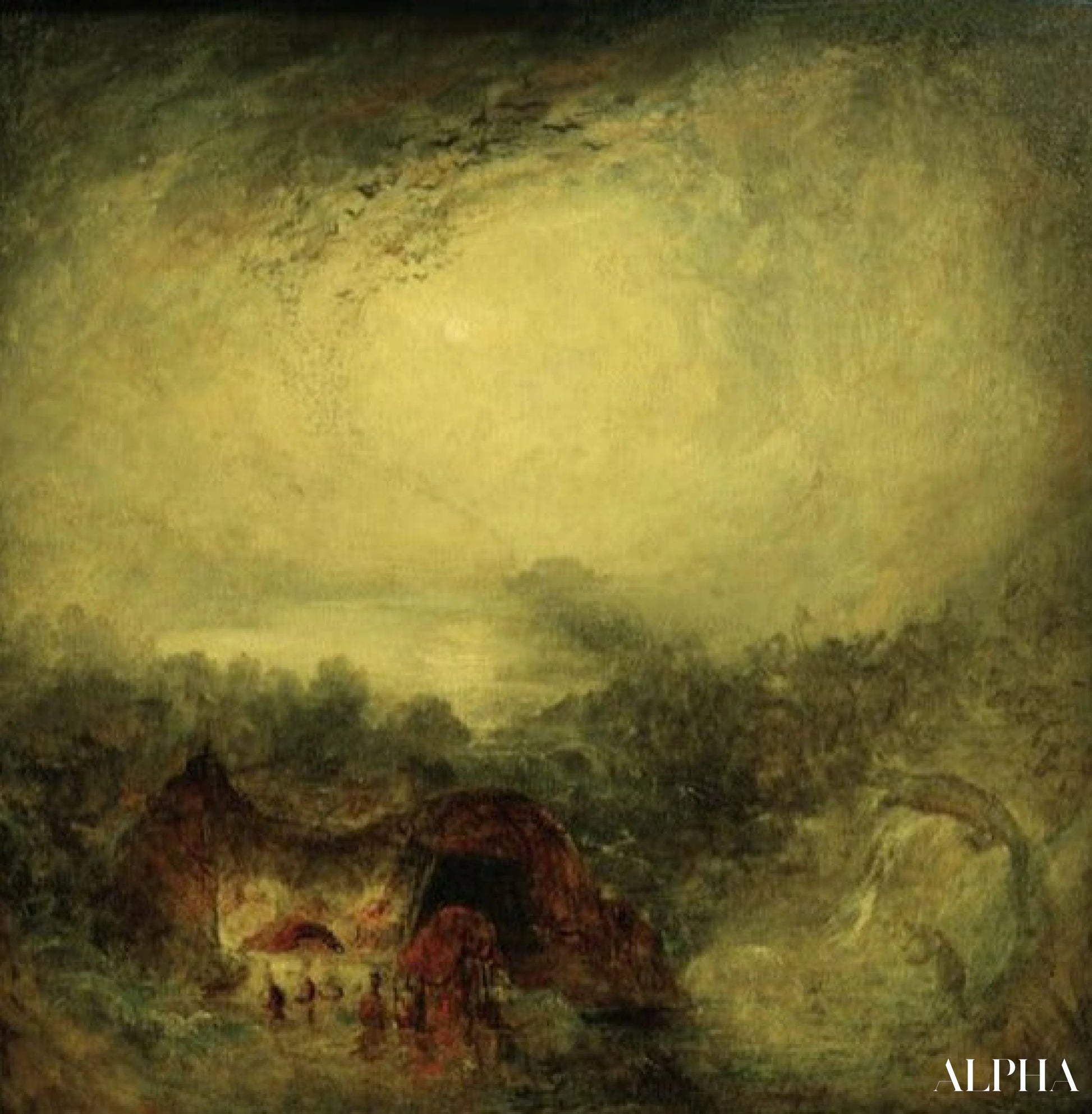 Flomkveld - William Turner - Høykvalitets reproduksjoner av malerier og bilder