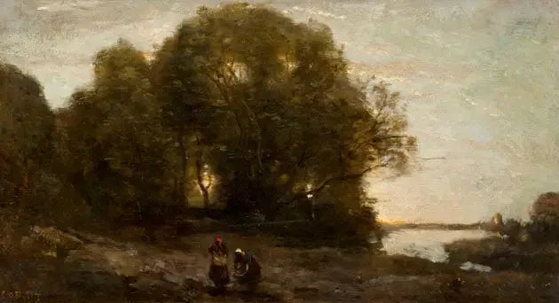 Kveld - Jean-Baptiste Camille Corot