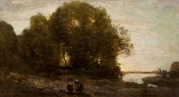 Soirée - Jean-Baptiste Camille Corot - Alpha Reproduction