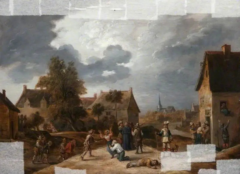 Soldater som ser ned på en landsby - David Teniers den Yngre

Source:
Soldats pillant un village - David Teniers le Jeune