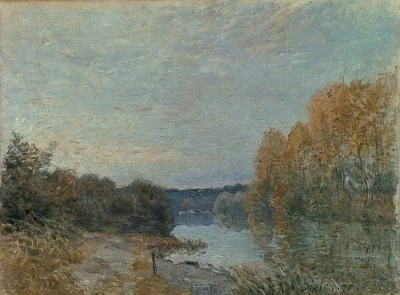 Solnedgang - Alfred Sisley
