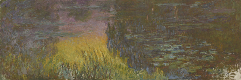 Nymfeene: Solnedgang - Claude Monet