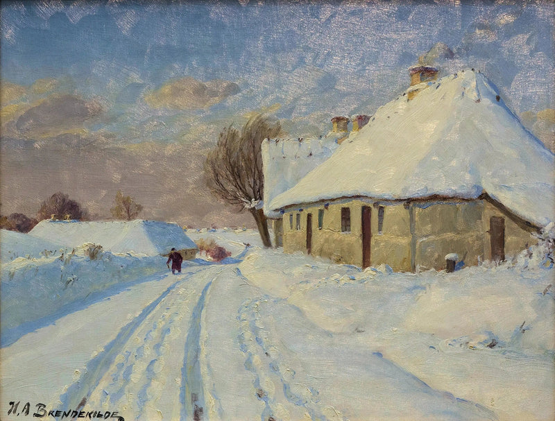 Sol i landsbyen en vinterdag. - H. A. Brendekilde

Source:
Soleil dans le village un jour d'hiver. - H. A. Brendekilde