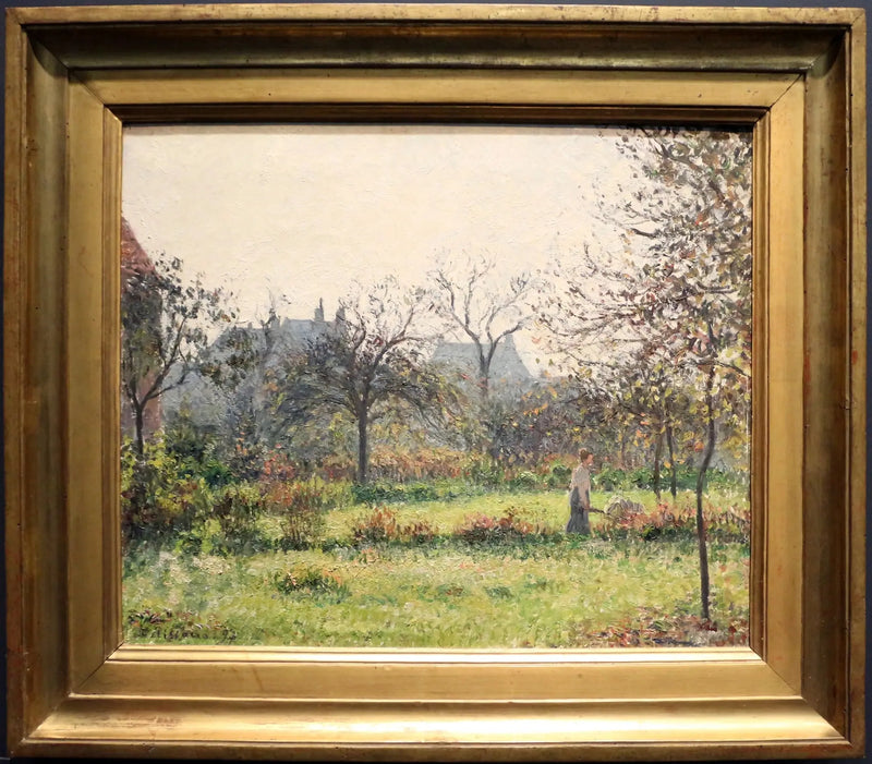 Morgenlys, høst - Camille Pissarro