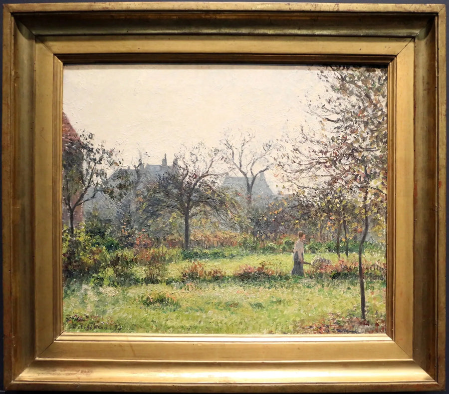 Morgenlys, høst - Camille Pissarro