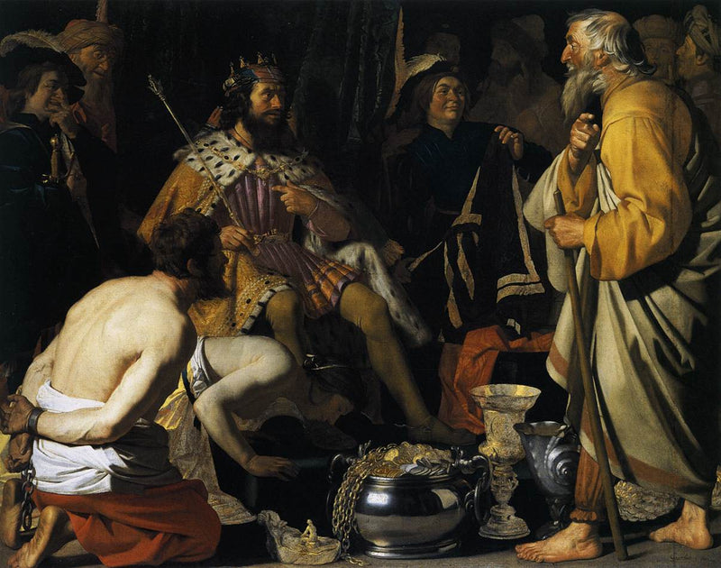 Solon og Creso - Gerrit van Honthorst