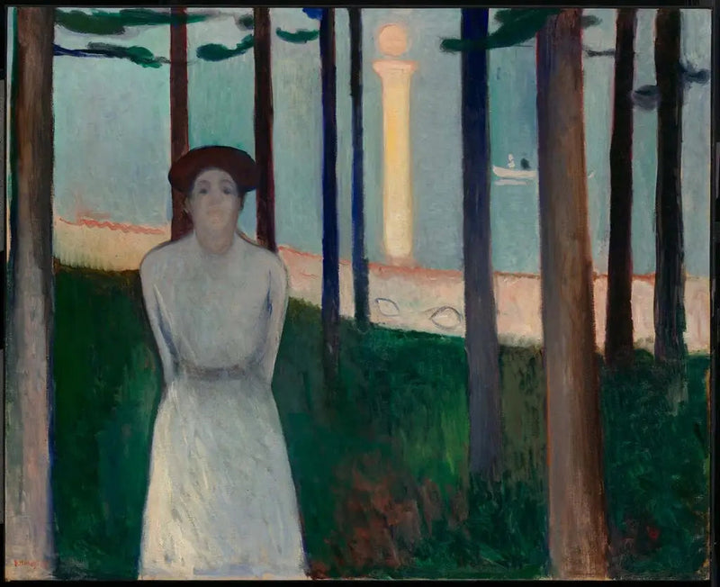 En sommernatt's drøm. Stemmen - Edvard Munch