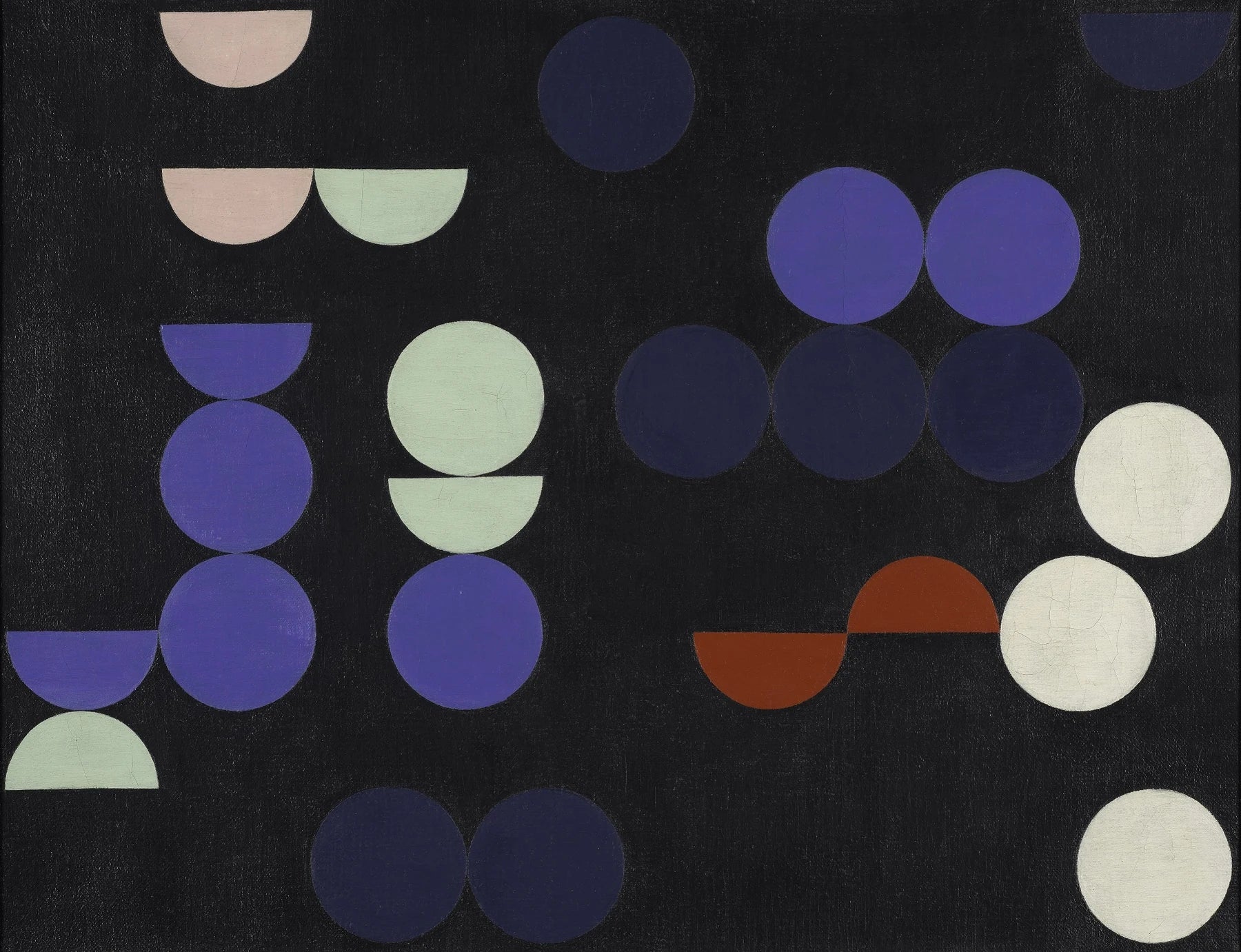 Animated Circle Picture*, peinture de Sophie Taeuber-Arp