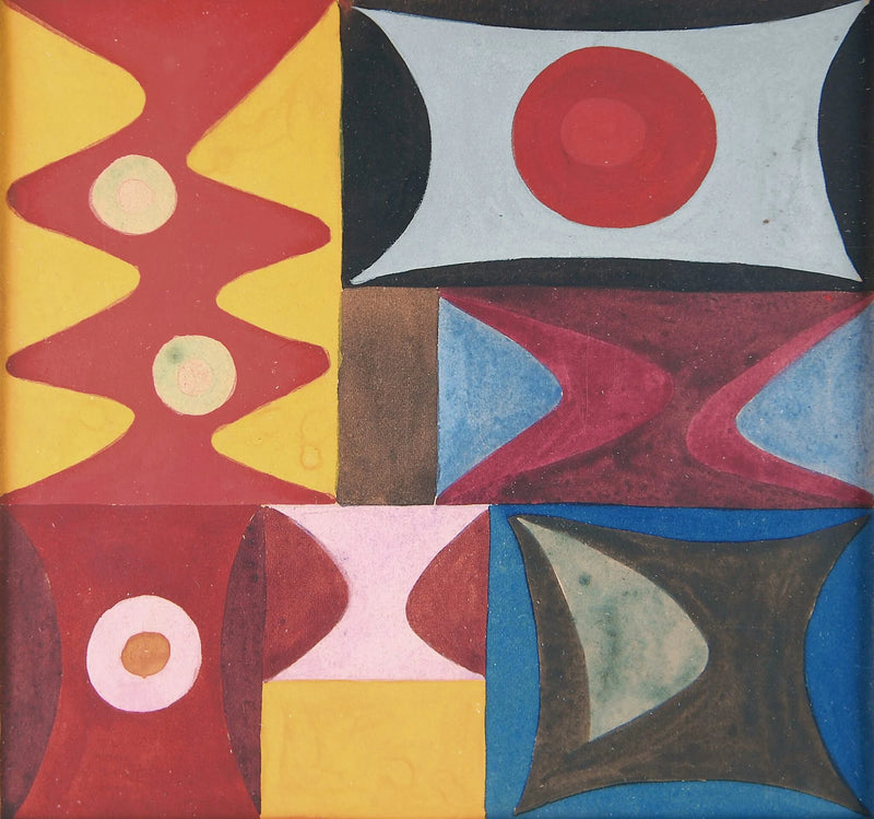 Formes élémentaires. Composition verticale-horizontale - Sophie Taeuber-Arp