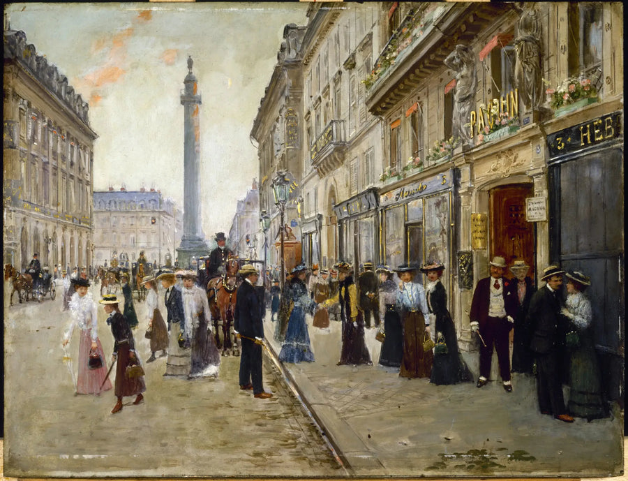 Utslipp av arbeiderne fra huset Paquin - Jean Béraud

Source:
Sortie des ouvrières de la maison Paquin - Jean Béraud