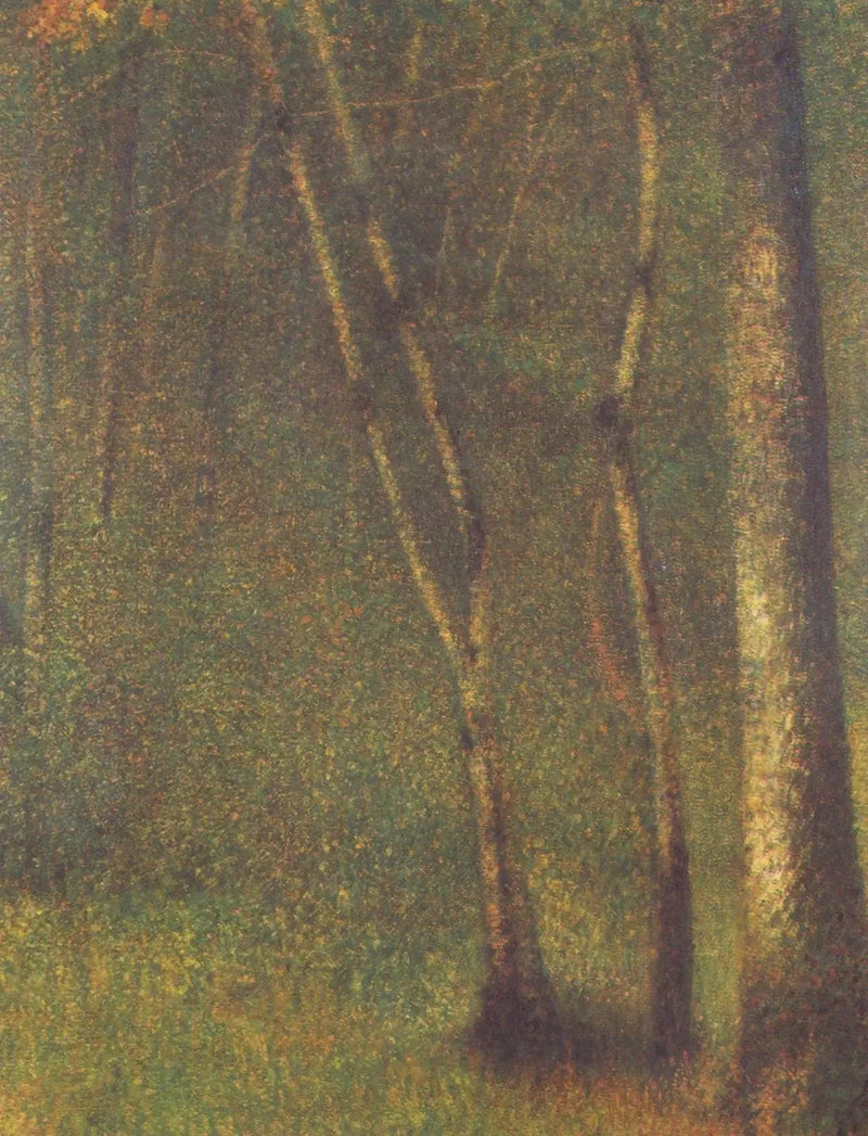 Undergrowth at Pontaubert - Georges Seurat
