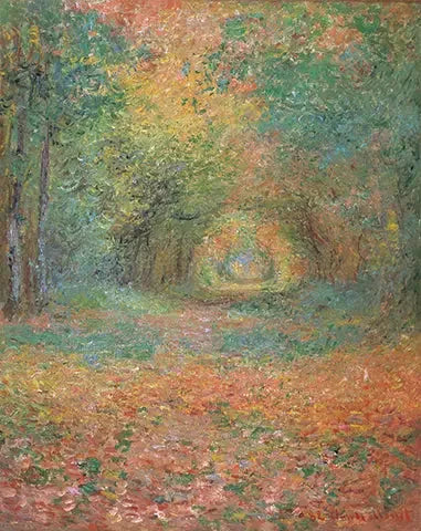 Underskog i Saint-Germain-skogen - Claude Monet