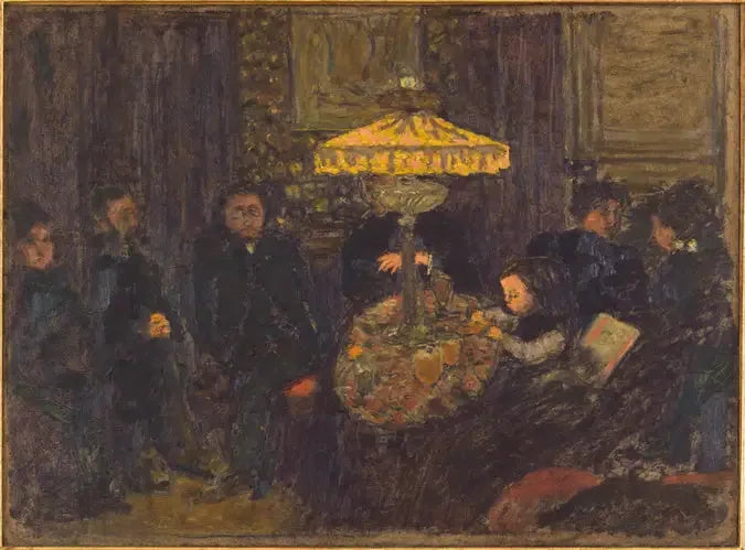 Under lampen - Pierre Bonnard