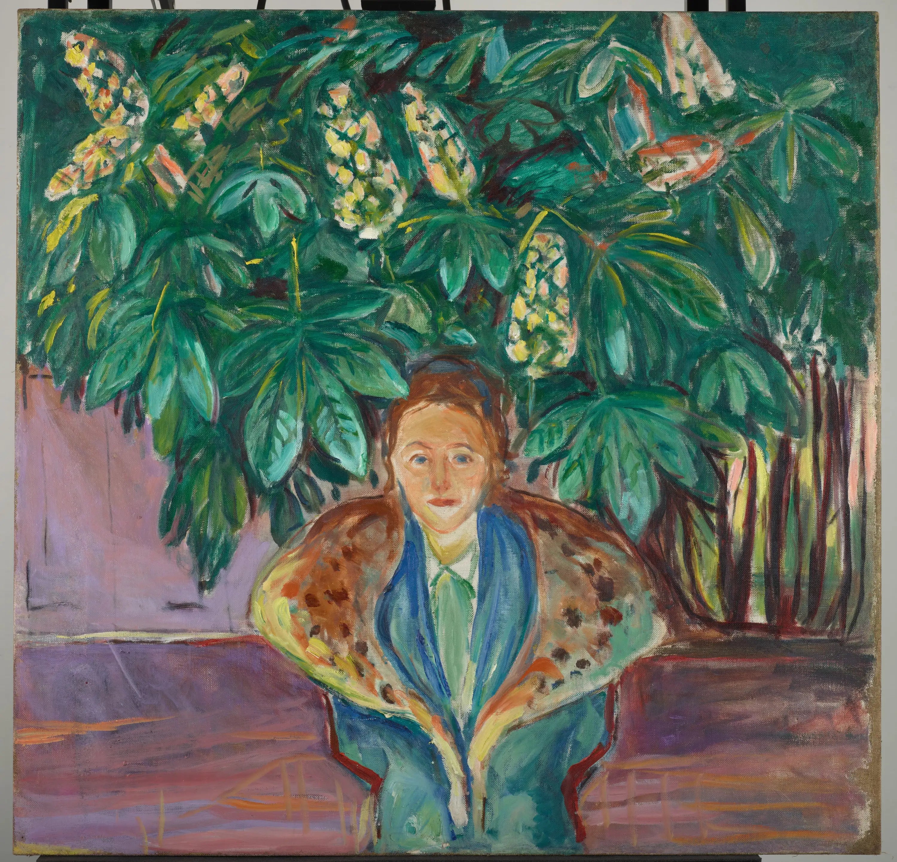 Reproduction du tableau « Sous le châtaignier - Edvard Munch » par Alpha Reproduction en peinture à l’huile