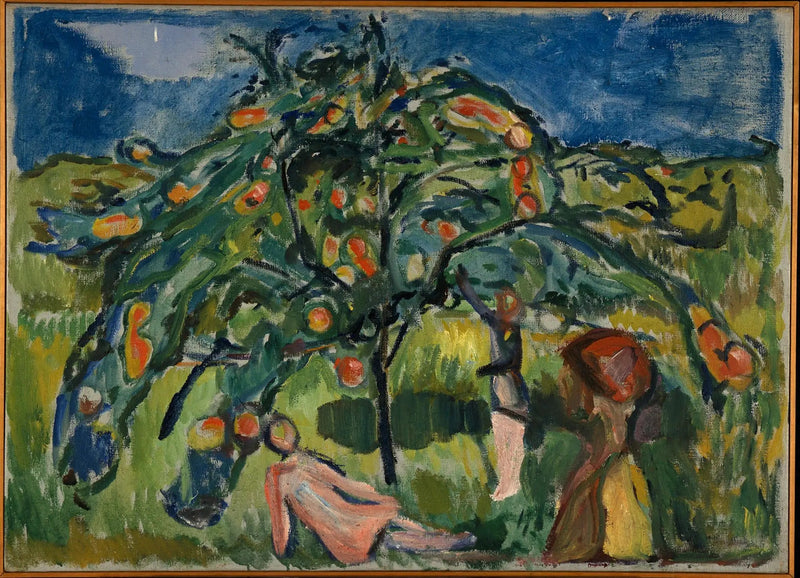 Under epletreet - Edvard Munch
