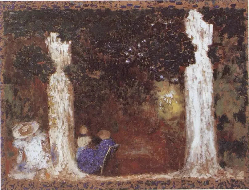 Under trærne - Édouard Vuillard