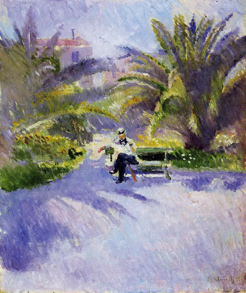 Under palmene i Nice - Edvard Munch