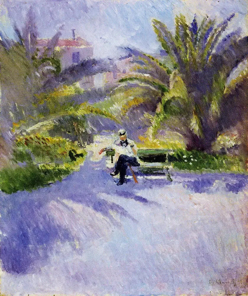 Under palmene i Nice - Edvard Munch