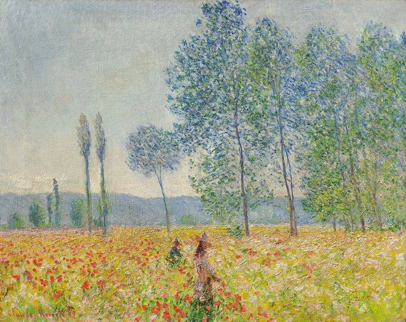 Under poplene - Claude Monet
