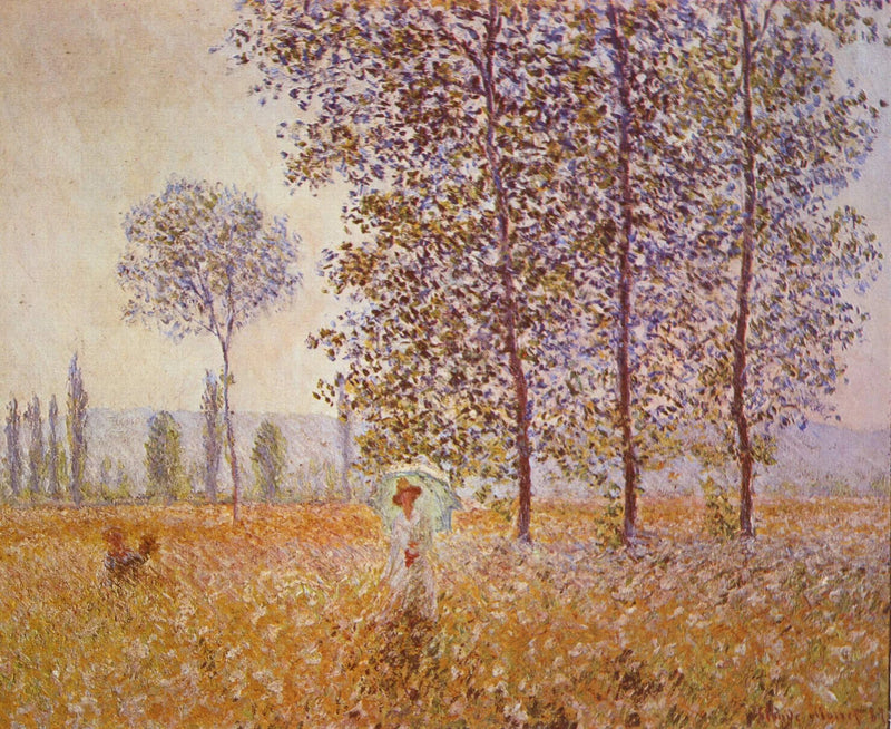 Under poplene - Claude Monet