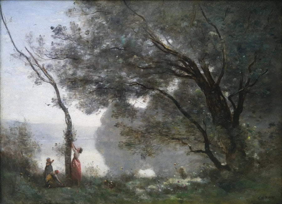 Minne fra Mortefontaine - Jean-Baptiste Camille Corot
