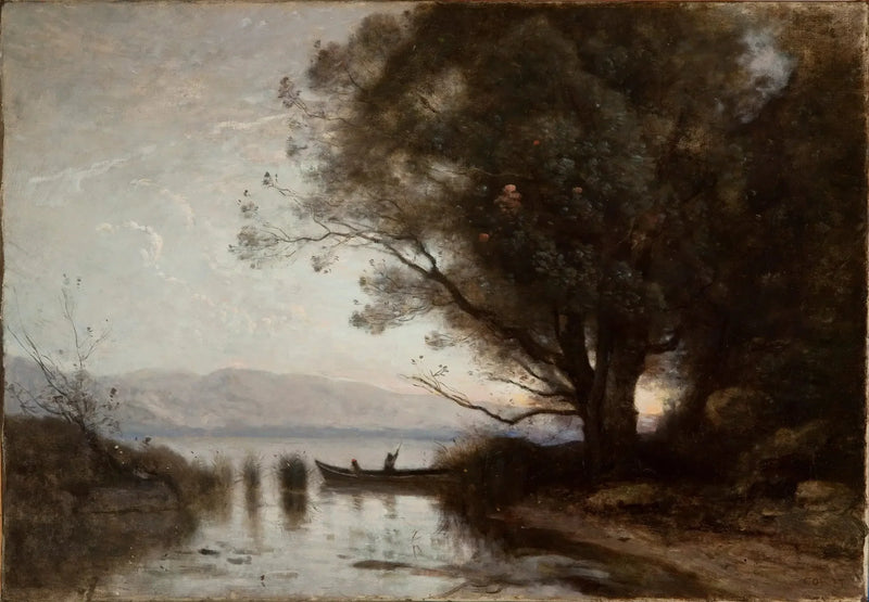 Minne fra Riva - Jean-Baptiste Camille Corot
