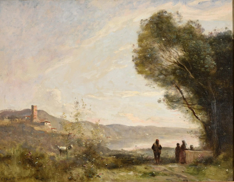 Souvenir fra Middelhavskysten - Jean-Baptiste Camille Corot