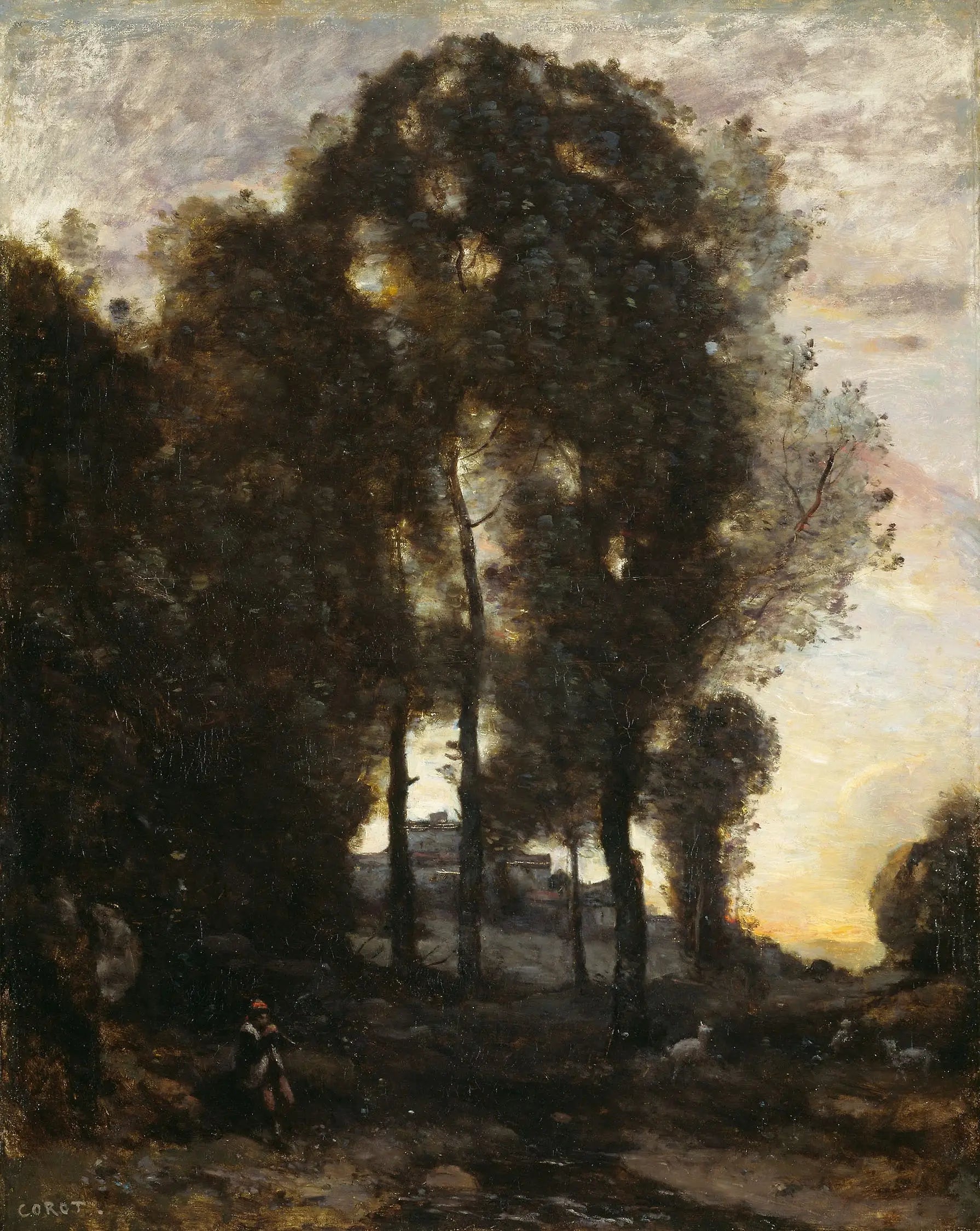 Souvenir d’Italie - Jean-Baptiste Camille Corot - Alpha Reproduction