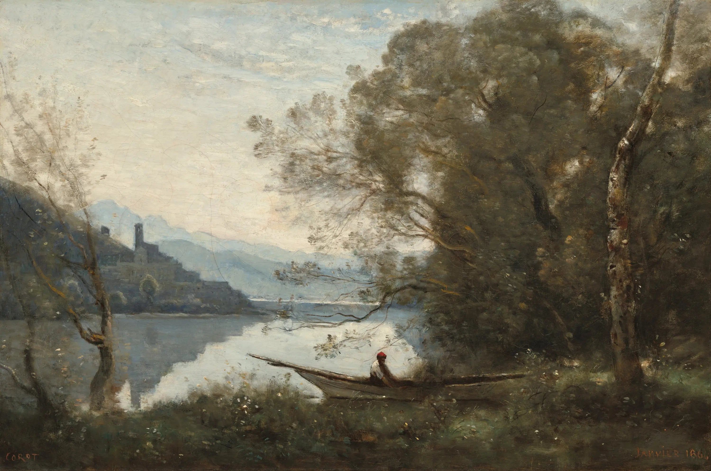 Souvenir d’Italie - Jean-Baptiste Camille Corot - Alpha Reproduction
