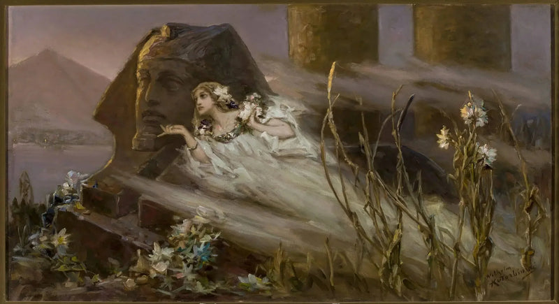 Sphinx og en spøkelses kvinne - Wilhelm Kotarbiński