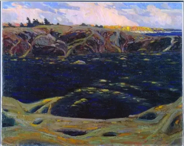 Split Rock, Georgiabukten - Tom Thomson

Source:
Split Rock, baie Georgienne - Tom Thomson