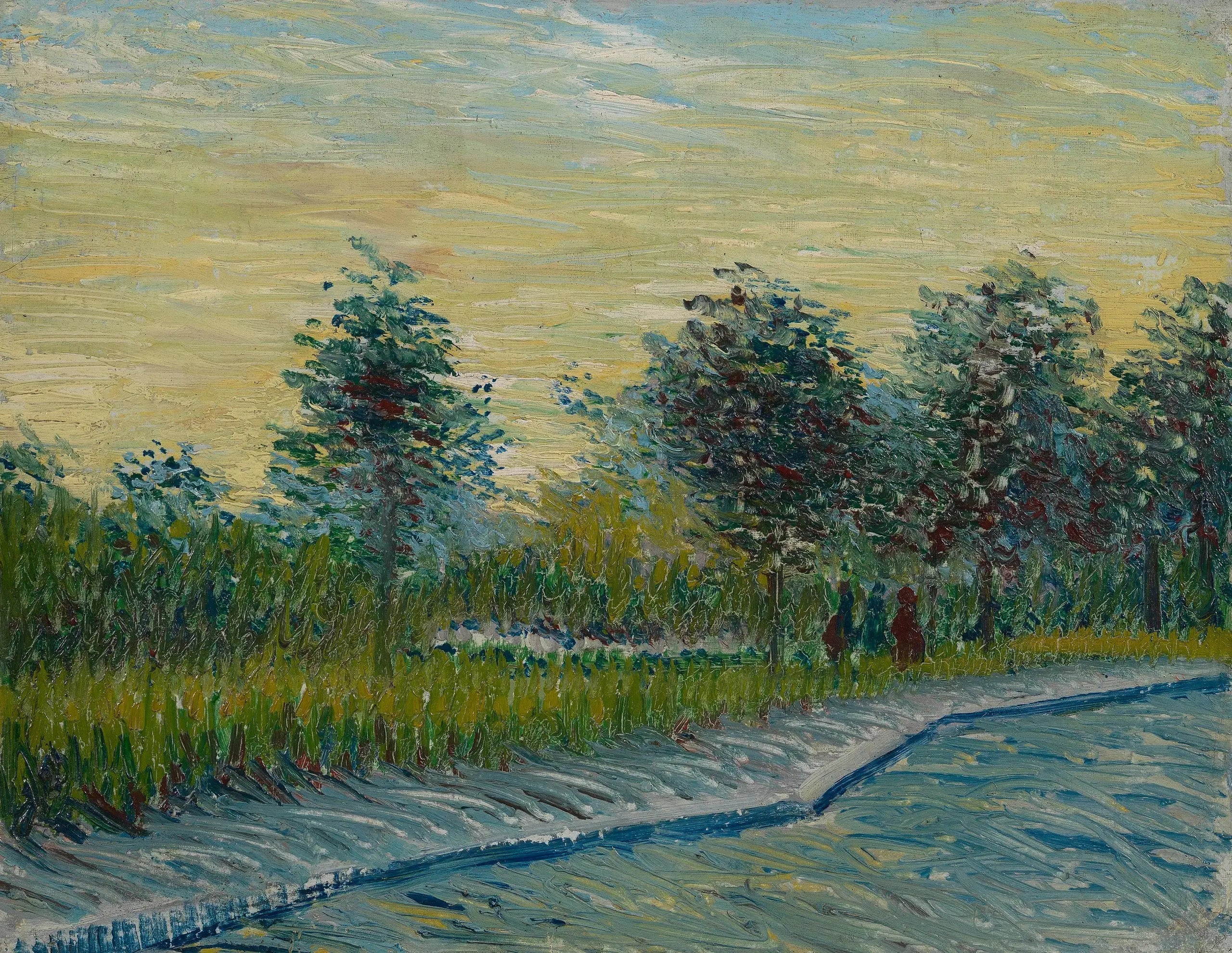 Square Saint-Pierre au coucher du soleil - Vincent van Gogh image 1 reproduction réalisée par Alpha Reproduction