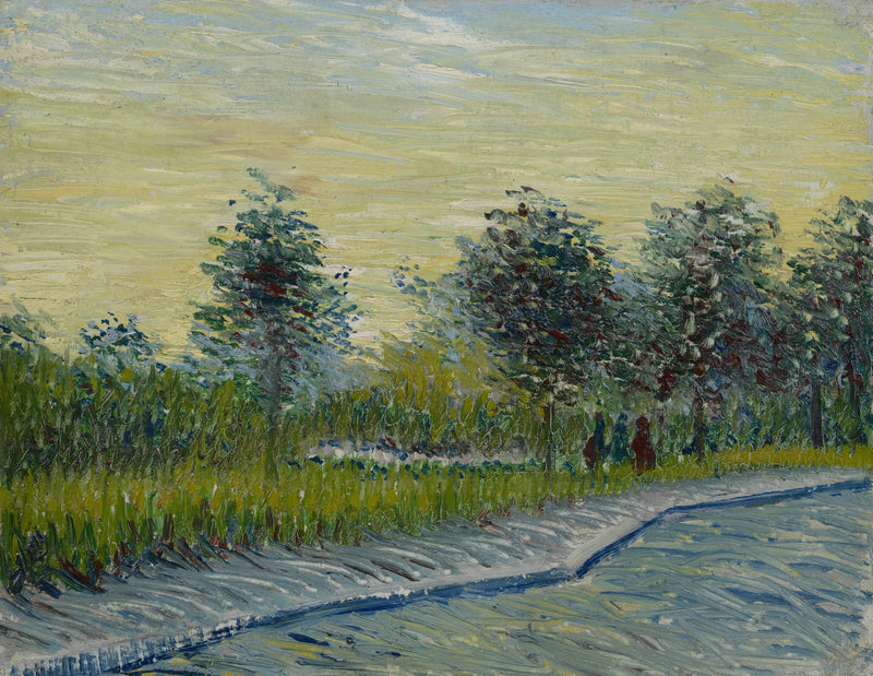 Square Saint-Pierre ved solnedgang - Vincent van Gogh