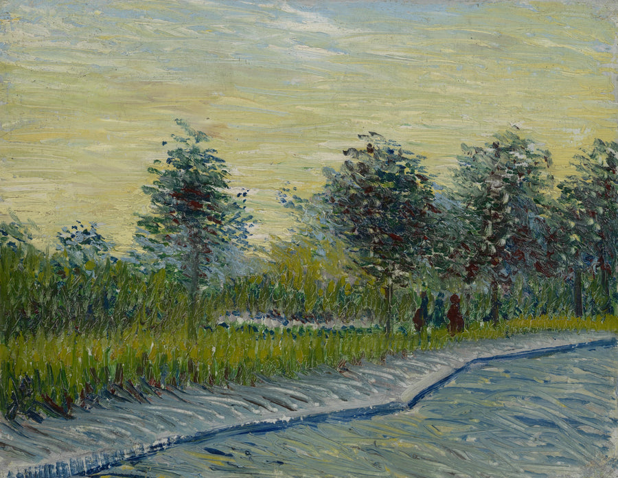 Square Saint-Pierre ved solnedgang - Vincent van Gogh