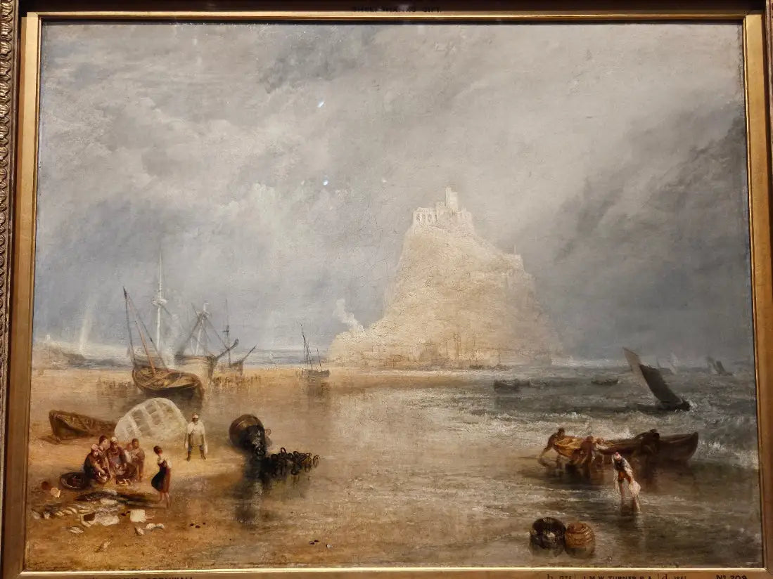 St Michael's Mount, Cornwall - J. M. W. Turner image 1 reproduction d’œuvre d’art à l’huile