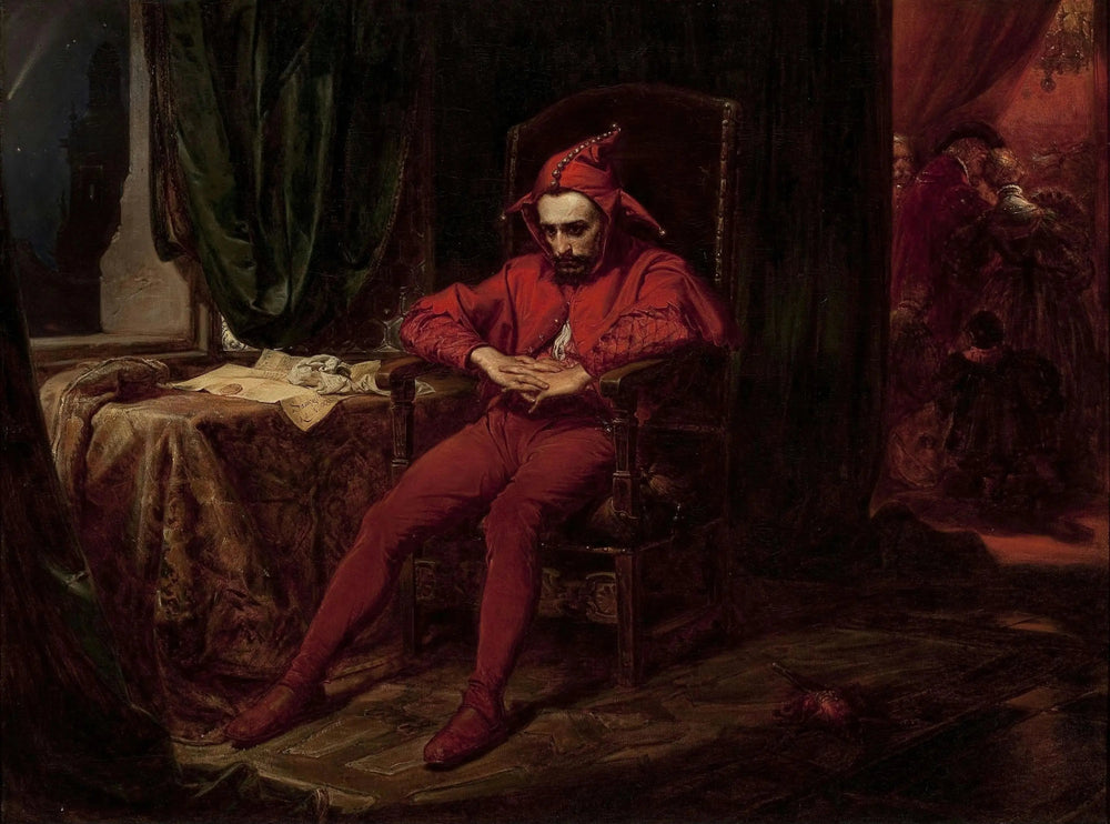 Stańczyk - Jan Matejko image 1 copie peinte à la main à l’huile