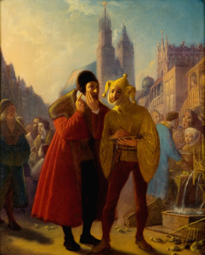 Stańczyk simulerer tannverk - Jan Matejko

Source:
Stańczyk simule un mal de dents - Jan Matejko