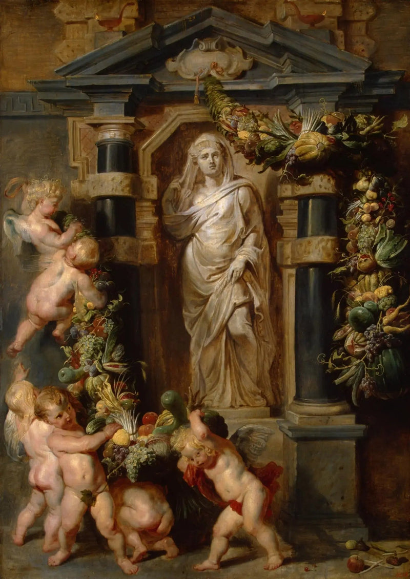 Statue av Ceres - Peter Paul Rubens