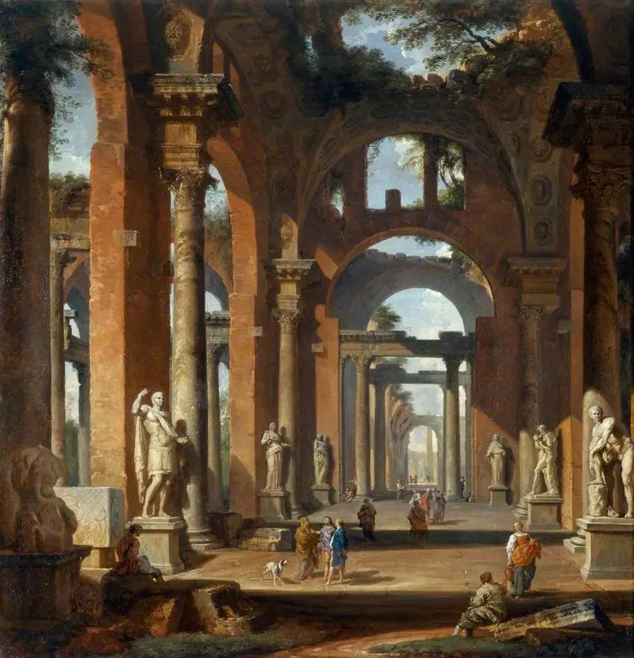 Statuer i en ruinarkade - Giovanni Paolo Panini

Source:
Statues dans une arcade en ruine - Giovanni Paolo Panini