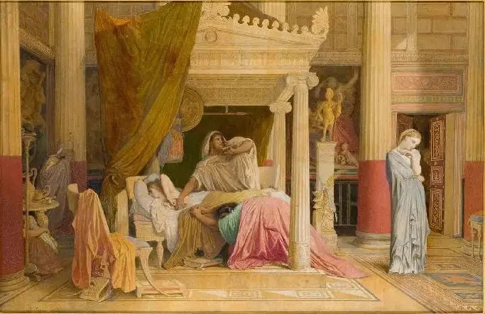 Stratonice og Antiokhus - Jean-Auguste-Dominique Ingres