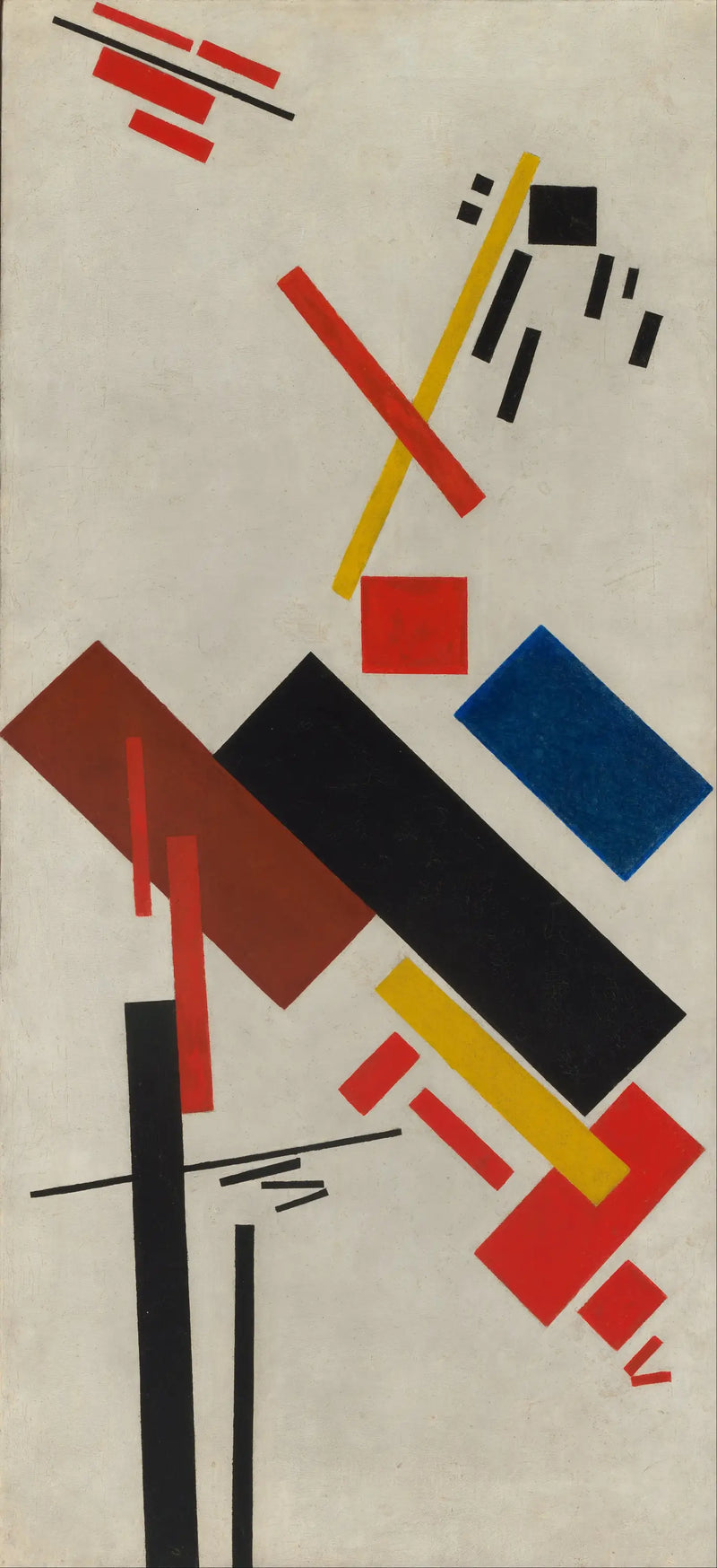 Brennende hus - Kazimir Malevich