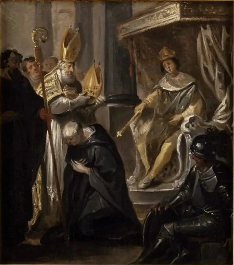 Suger er utnevnt til abbed av Saint-Denis - Juste d'Egmont
