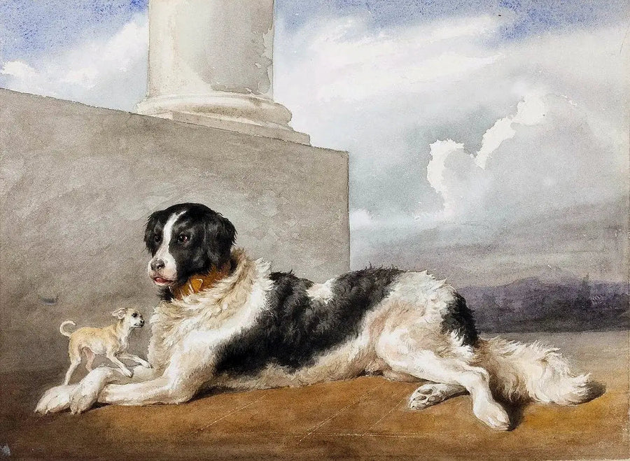 Sultan og Rosette - Czartoryski-hundene - Rosa Bonheur