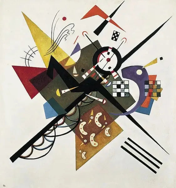 På hvit II - Vassily Kandinsky