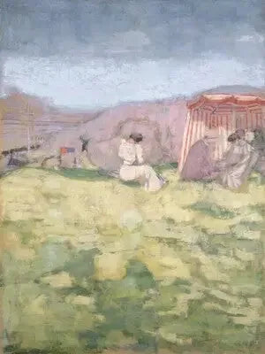 På stranden - Édouard Vuillard