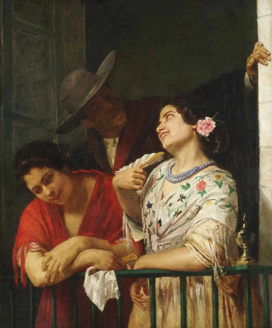 På balkongen - Mary Cassatt